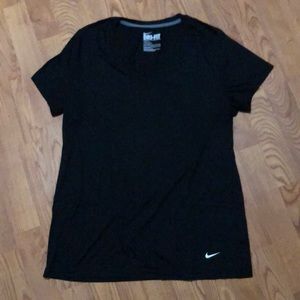 Nike V Neck Dry-fit Top. Large, EUC